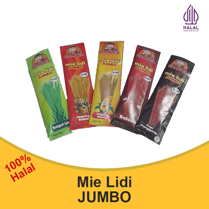 

Mie Lidi JUMBO Samoga, Lidi-lidian