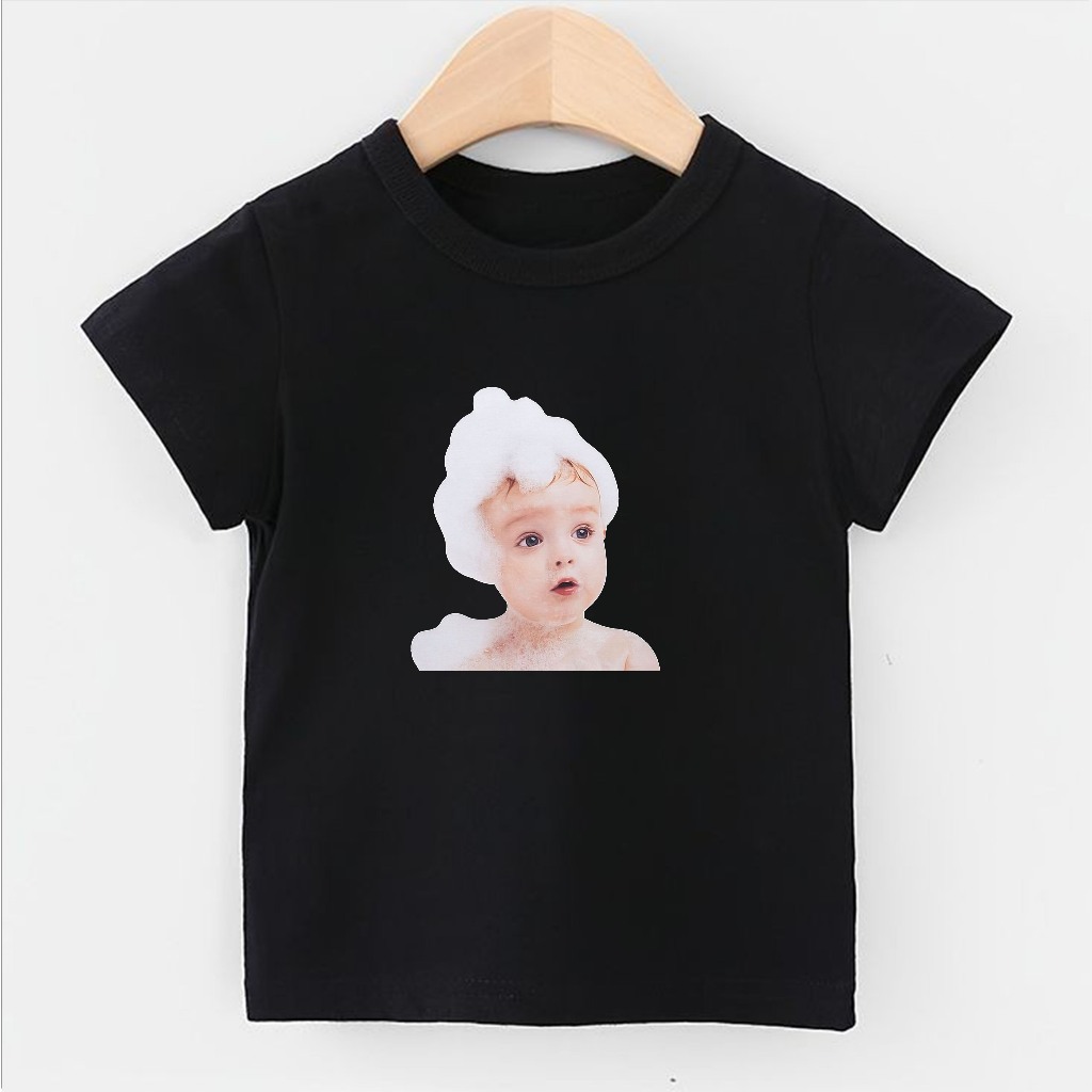 Kaos distro anak kids shampo viral tebal lembut lengan pendek,kaos distro anak murah,baju anak ADLV 