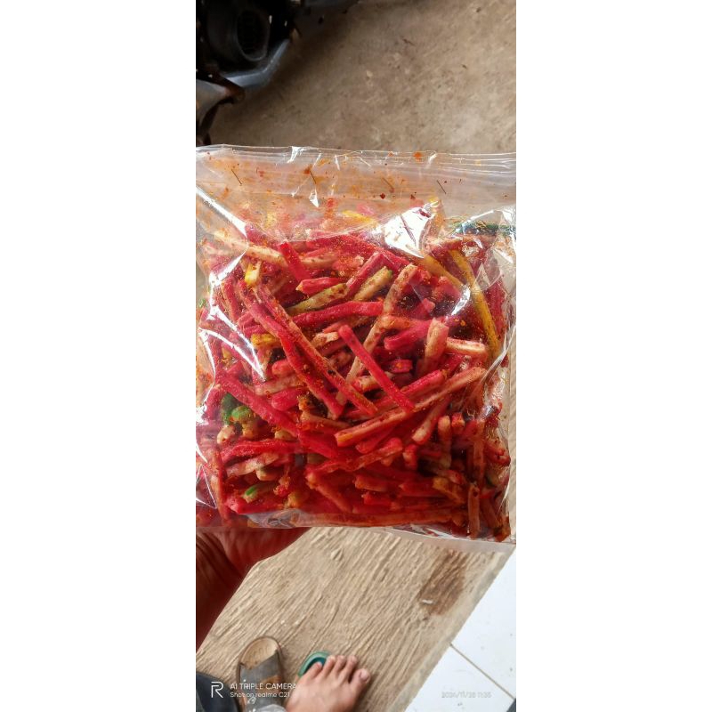 

seblak kerupuk beton seblak kerupuk jaat pedas daun jeruk isi 1kg