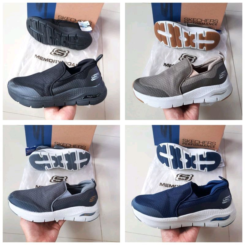 SEPATU PRIA SKECHERS ARCH FIT BALLIN / SKECHERS ARCH FIT BANLIN Man