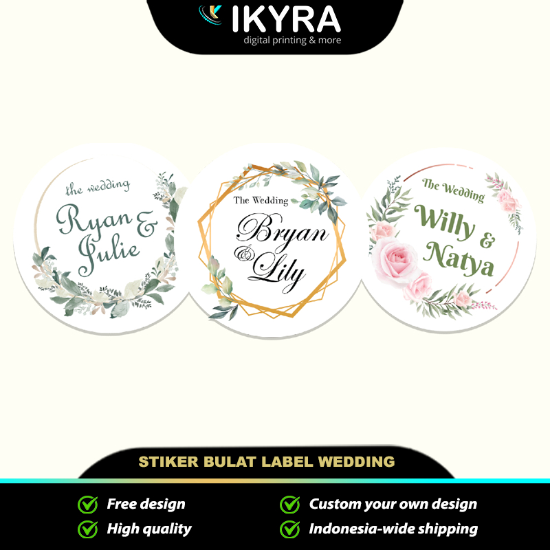 

Stiker Wedding Bulat Souvenir Pernikahan Custom | Cetak Sticker Ucapan TerimaKasih Souvenir Pernikahan