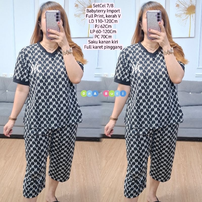 Sale SetCel Wanita 7/8 Babyterry Import Premium