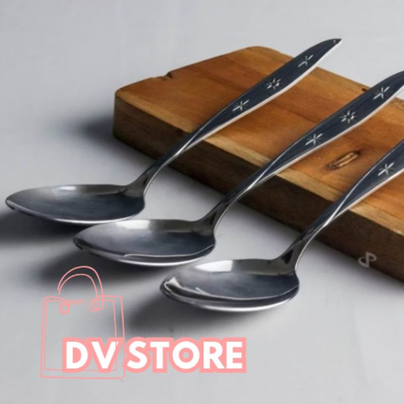 sendok makan stainles 12pcs / 1 lusin