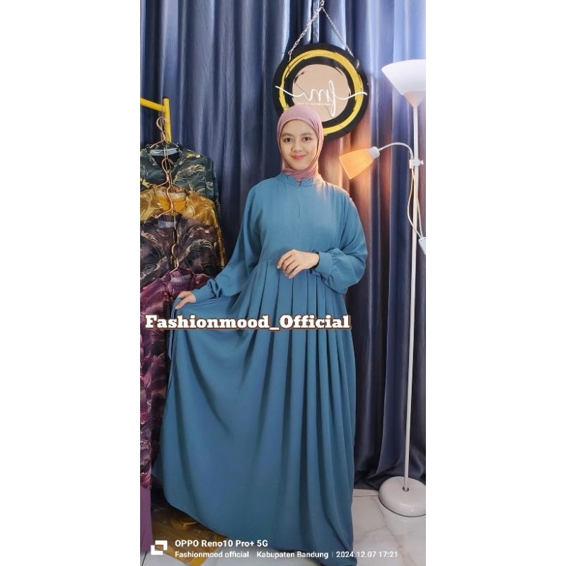 GAMIS RAYON CRINKLE // GAMIS // GAMIS RAYON // DRESS RAYON // RAYON CRINKLE POLOS// BUSUI FRIENDLY /