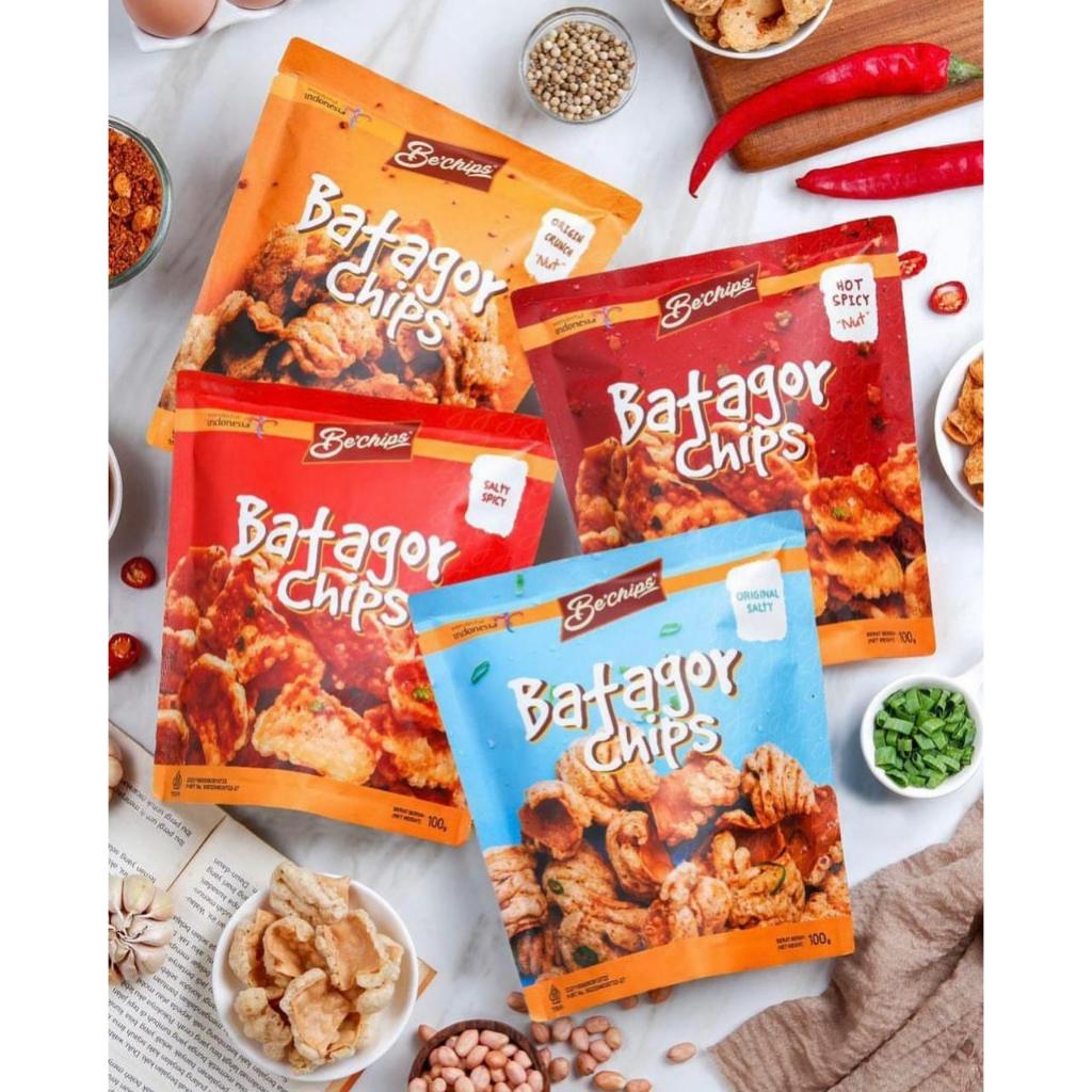 

Bechips Batagor Chips Sambal Spicy Original Batagor Hot Spicy Crispy Batagor Bechips