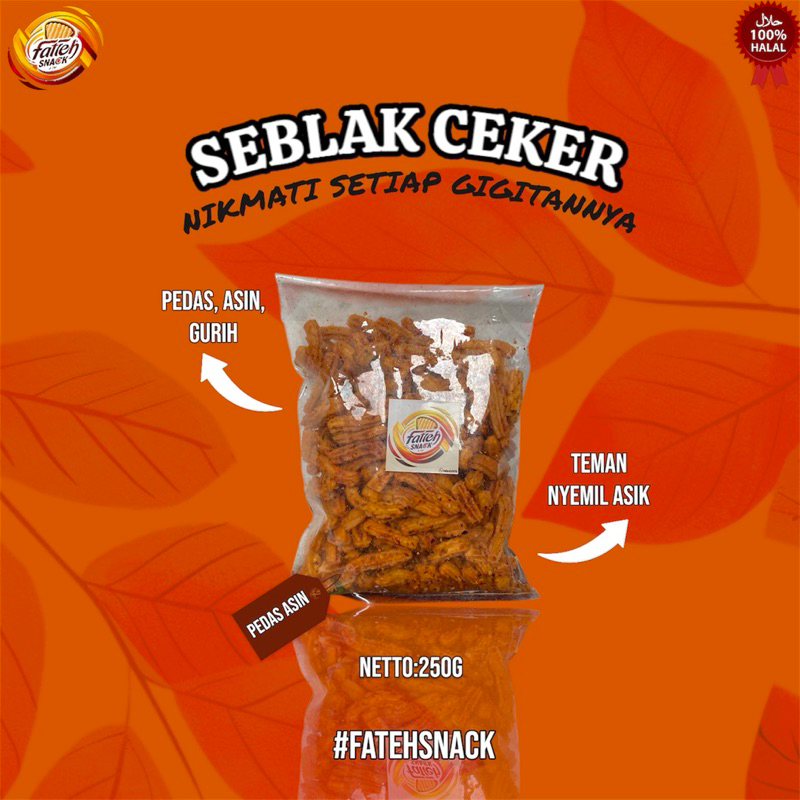 

Kerupuk Seblak Ceker 250g - Cemilan murah