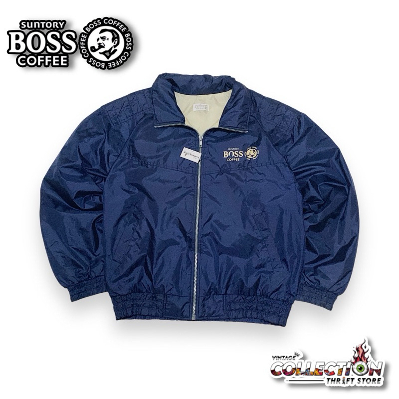 JAKET VINTAGE SUNTORY BOSS COFFEE ORIGINAL DESIGN