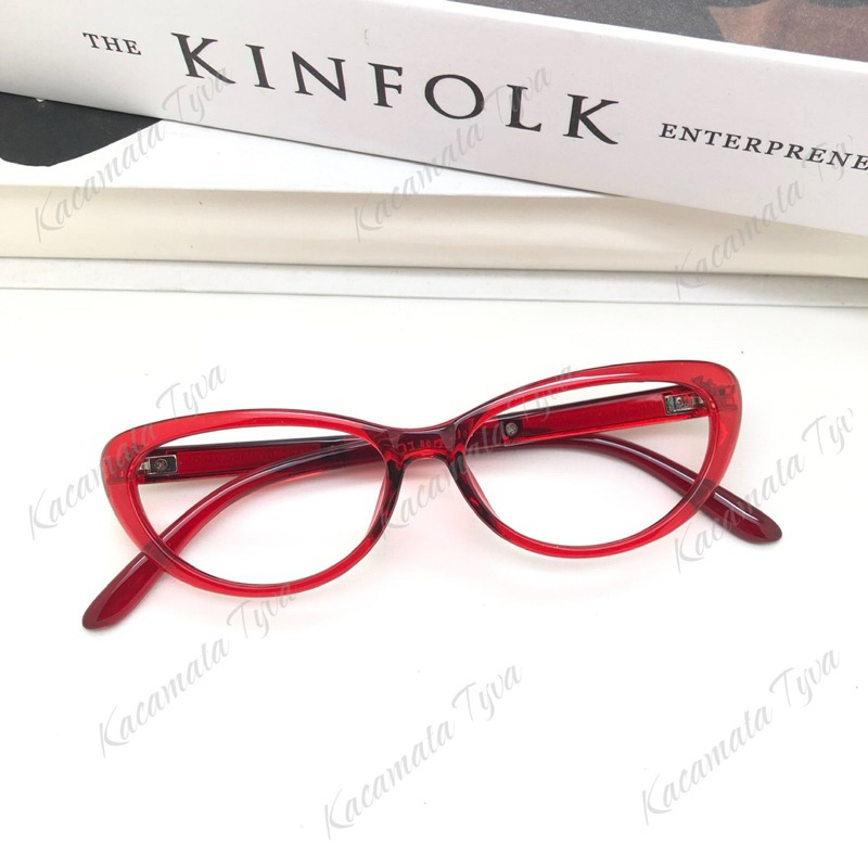 Frame 527 Kacamata Wanita Cat Eye Premium