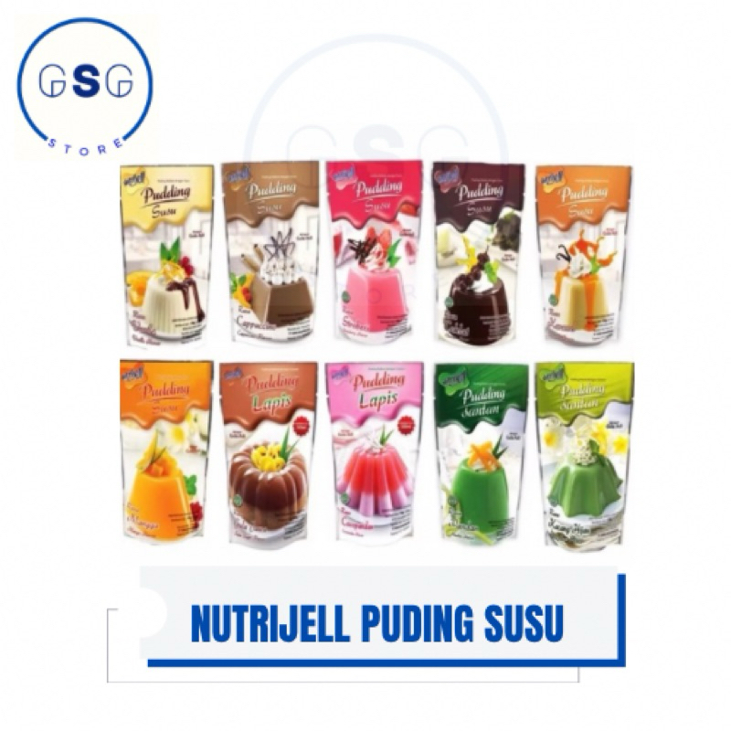 

Nutrijell Puding Susu / Puding Susu / Agar Puding