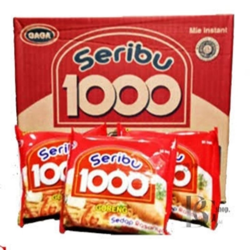 

PROMO HEMAT (10 PCS) GAGA SERIBU 1000 GORENG | GAGA MIE 1000 GORENG | GAGA 1000 GORENG 50 GR X 10 PCS