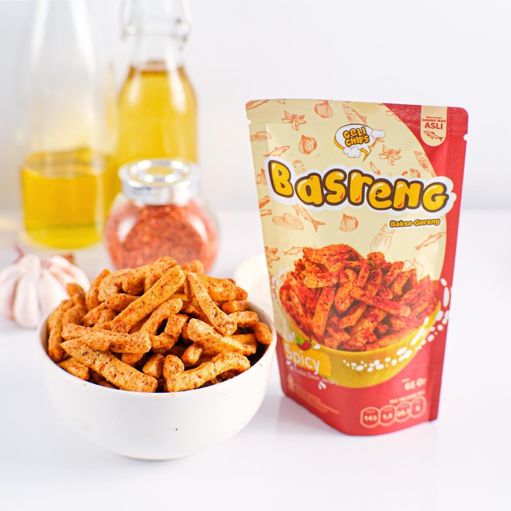 

Geli Chips Baseng Bakso Goreng Baking Asli Basreng Hot Spicy