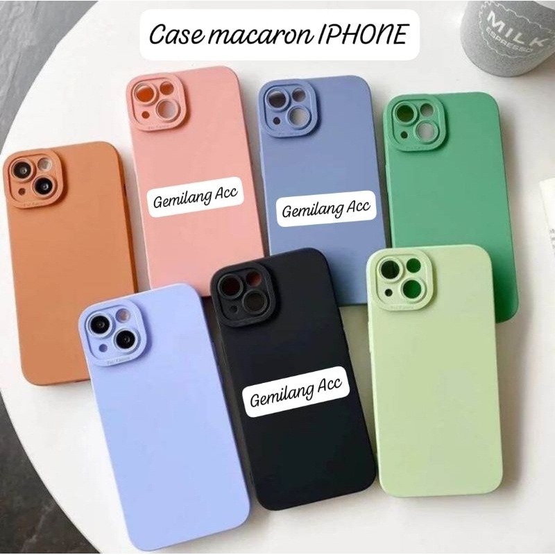 Case Macaron Pro Camera IPHONE IP 6Ip 6plus
Ip 7
Ip 8
Ip 7plus
Ip 8 plus 
Ip X
Ip XR
Ip XS Max