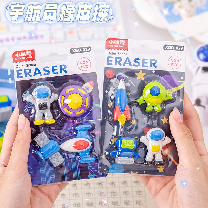 

Penghapus 3D Ufo Alien Astronot Papan Eraser Outer Space Hapusan Setip Sekolah Anak Unik Fancy