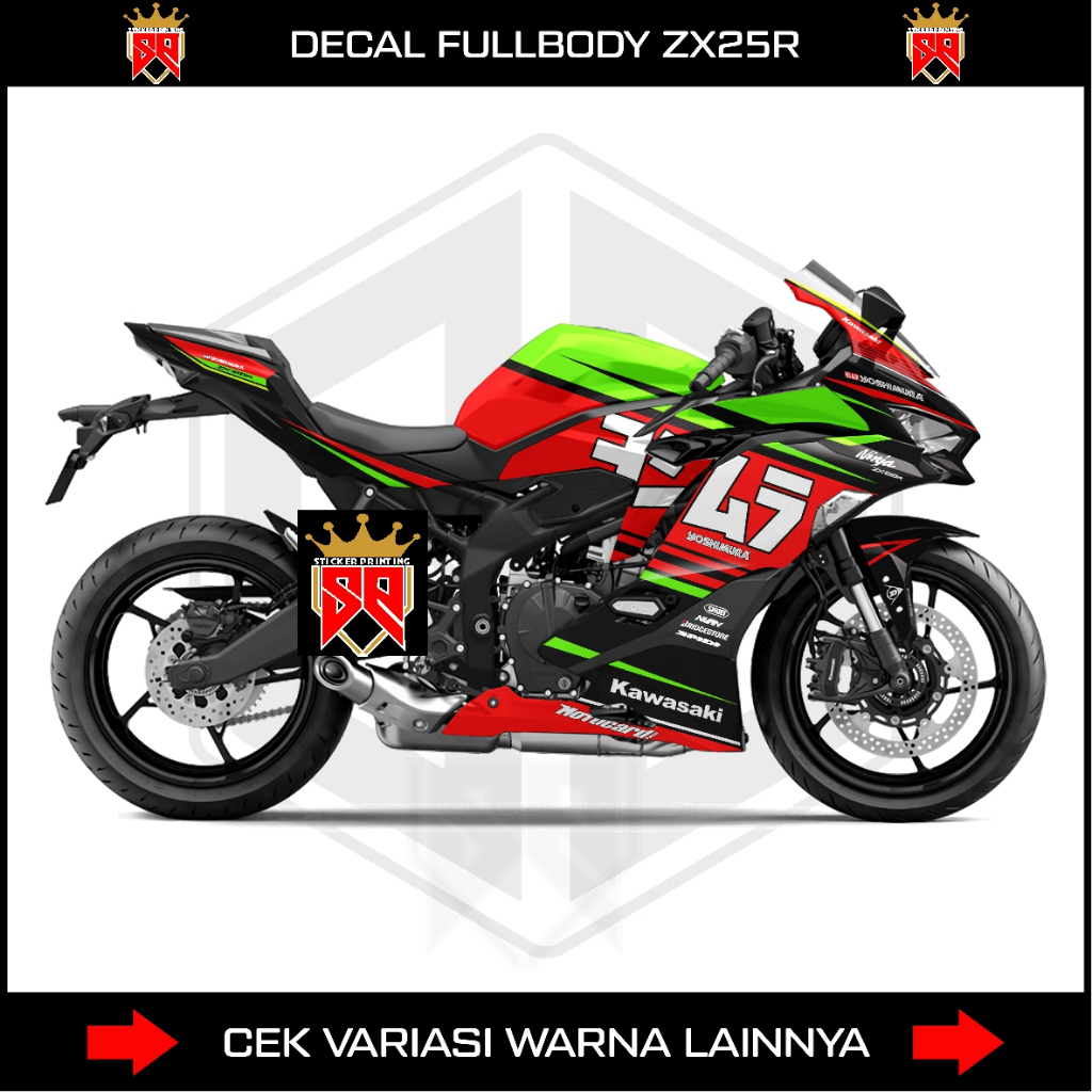 DECAL NINJA ZX25R / STIKER FULLBODY NINJA ZX25 RR