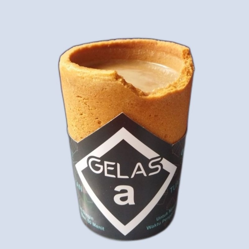 

Gelas yang bisa dimakan ( Edible Cup ) - gelas kue - gelas a - Kemasan Premium