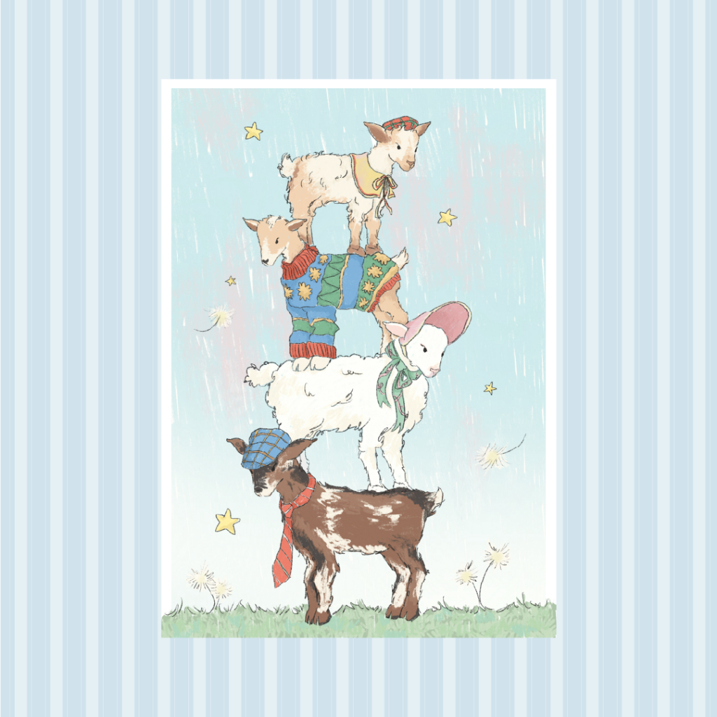 

Goat Tower Artprint & Sticker Edition | toyi factori
