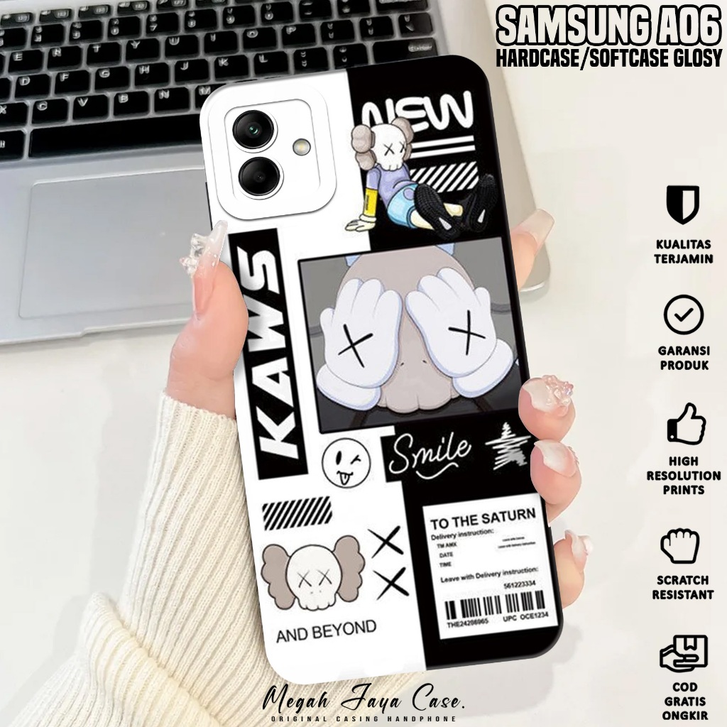 Softcase Hp Samsung A06 - Casing Samsung A06 Motif AES - Case Hp Samsung A06 - Softcase Pro Camera -