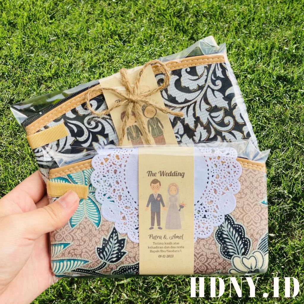 Souvenir Pernikahan Dompet Batik Pernikahan Suvenir Acara Wedding Gift Perkawinan buah tangan pouch 
