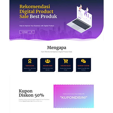 (007) 130 Template Produk Digital Elementor (Json)