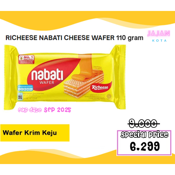 

NABATI Wafer Richeese 110 gram - Richeese Keju