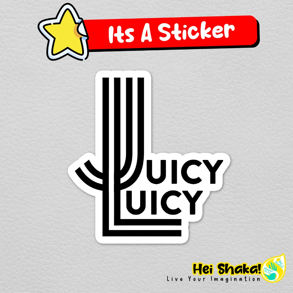 

Stiker Juicy Luicy Sticker Musisi Musik Vinyl Anti Air