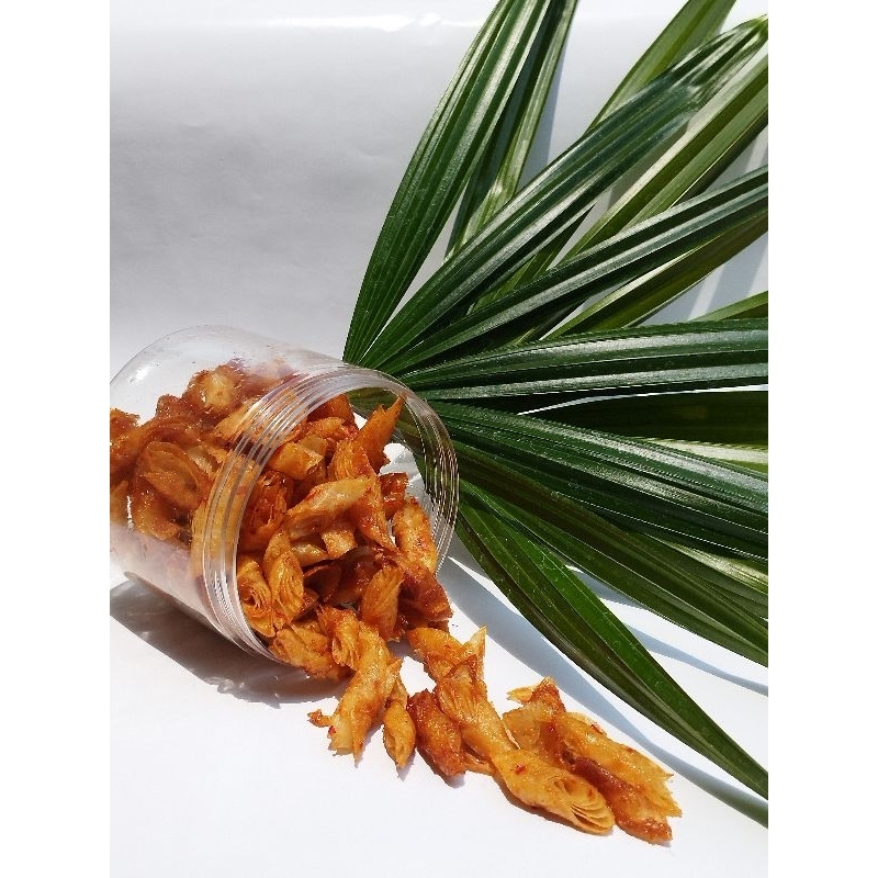 

Keripik kulit lumpia enak/gurih/lezat