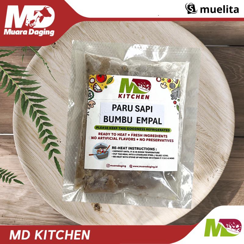 

MD Kitchen PARU SAPI BUMBU EMPAL - Padat Nutrisi, Tanpa MSG, Mudah Dicerna