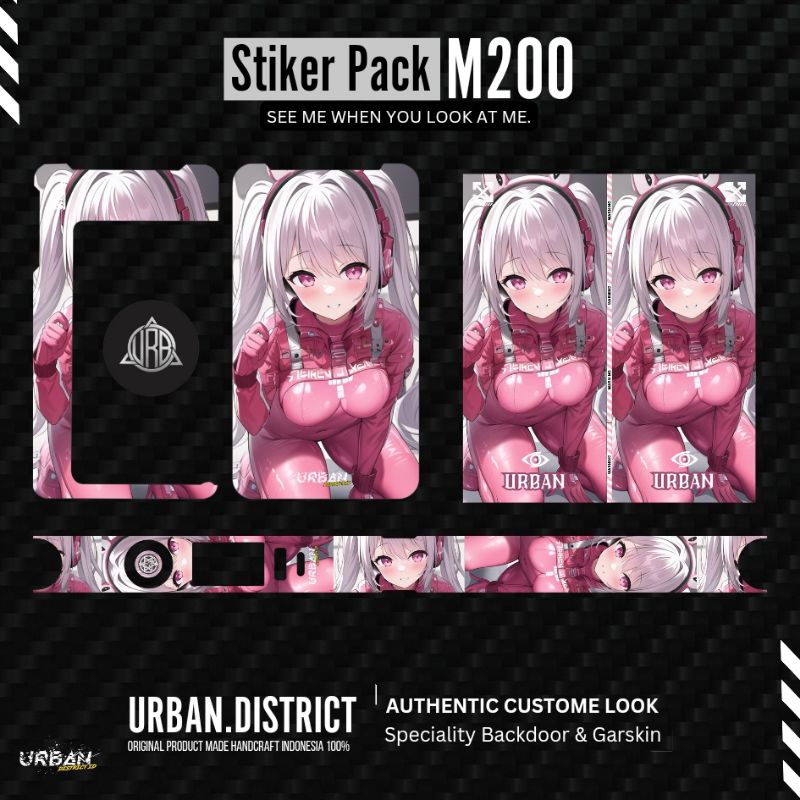 

M200 Stiker Pack Fullset Stiker Design By URBAN DISTRICT Series