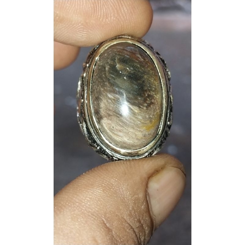 batu cincin fosil gali kelor natural