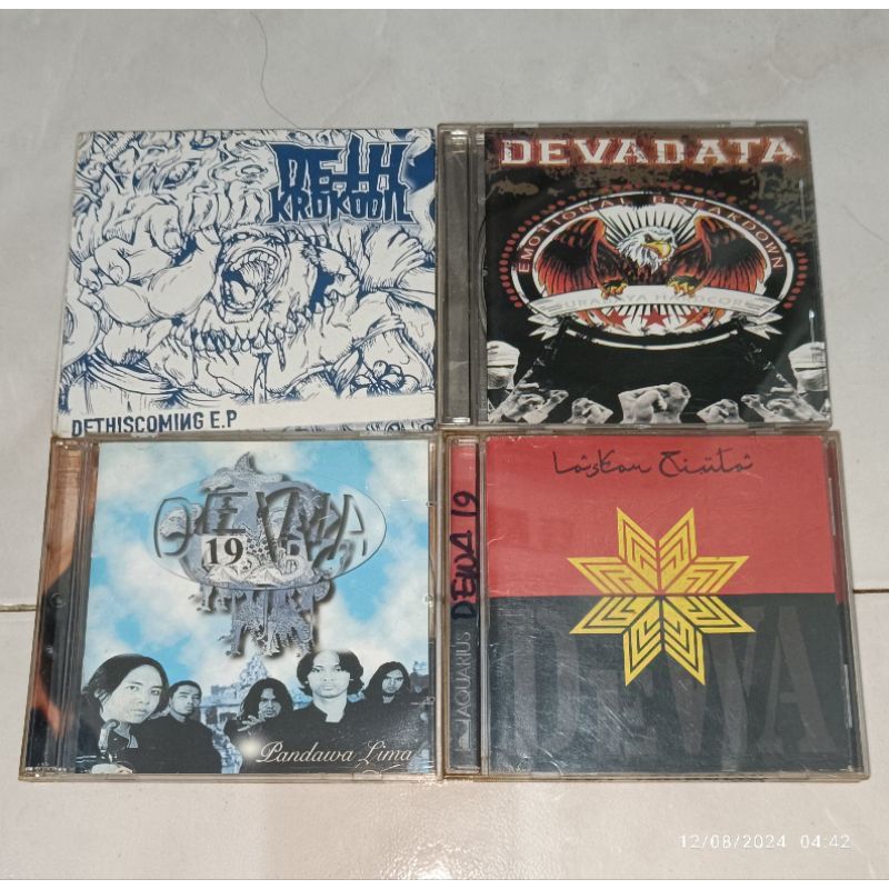 cd Indonesia DETH KROKODIL-Dethiscoming E.P / DEVADATA-Emotional breakdown / DEWA 19-Pandawa Lima / 