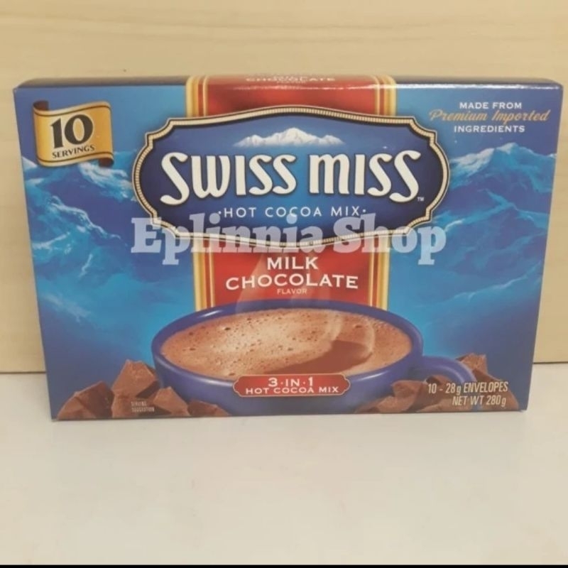 

Swiss Miss Hot Cocoa Mix Milk Chocolate Flavor 280 gr - Swissmiss