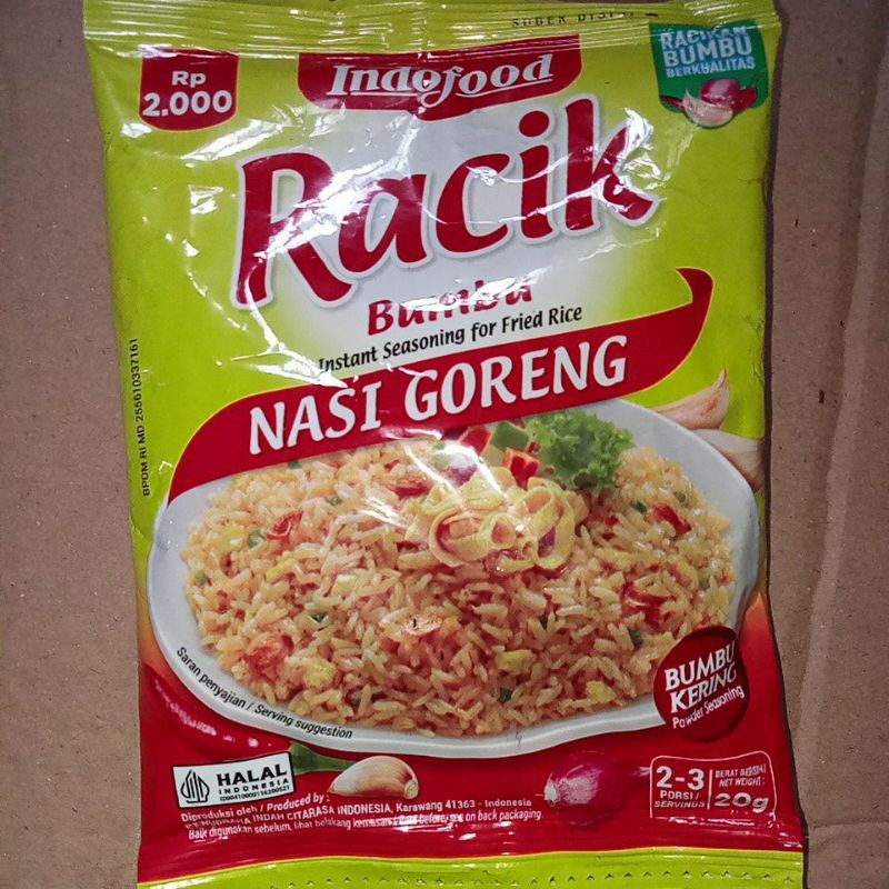 

RACIK BUMBU NASI GORENG 20G