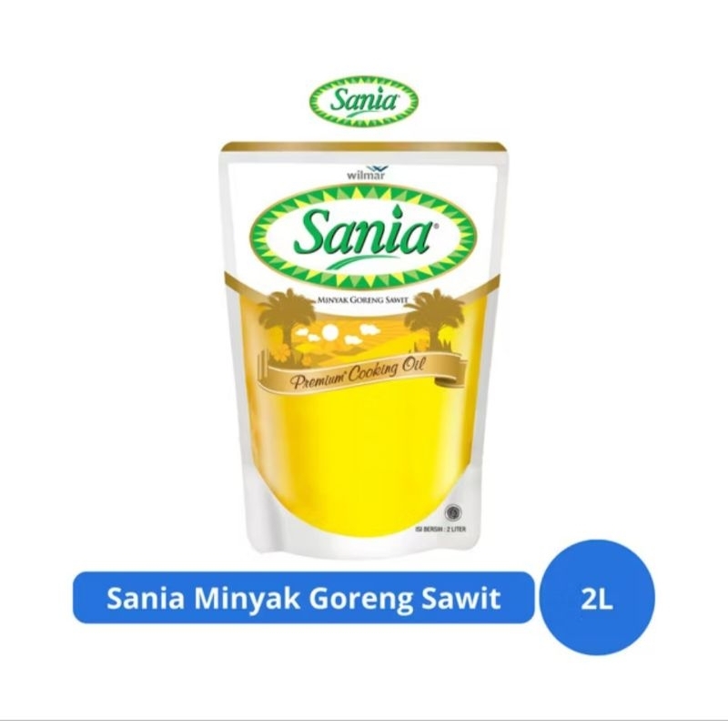 

Sania Minyak Goreng Sawit Premium Cooking Oil Pouch 2L