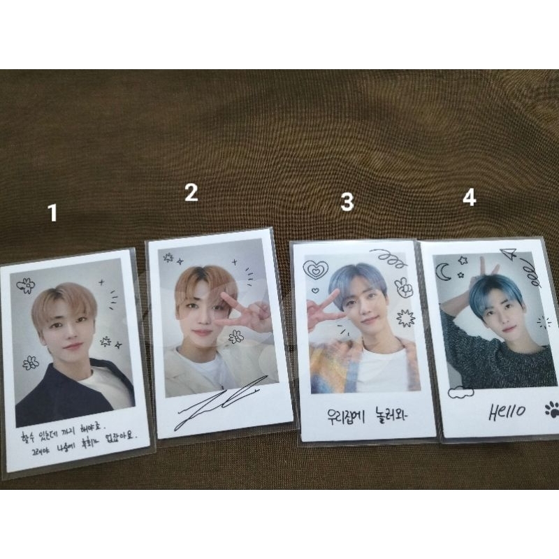 [ Ready Stock ] polaroid official jaemin nct dream