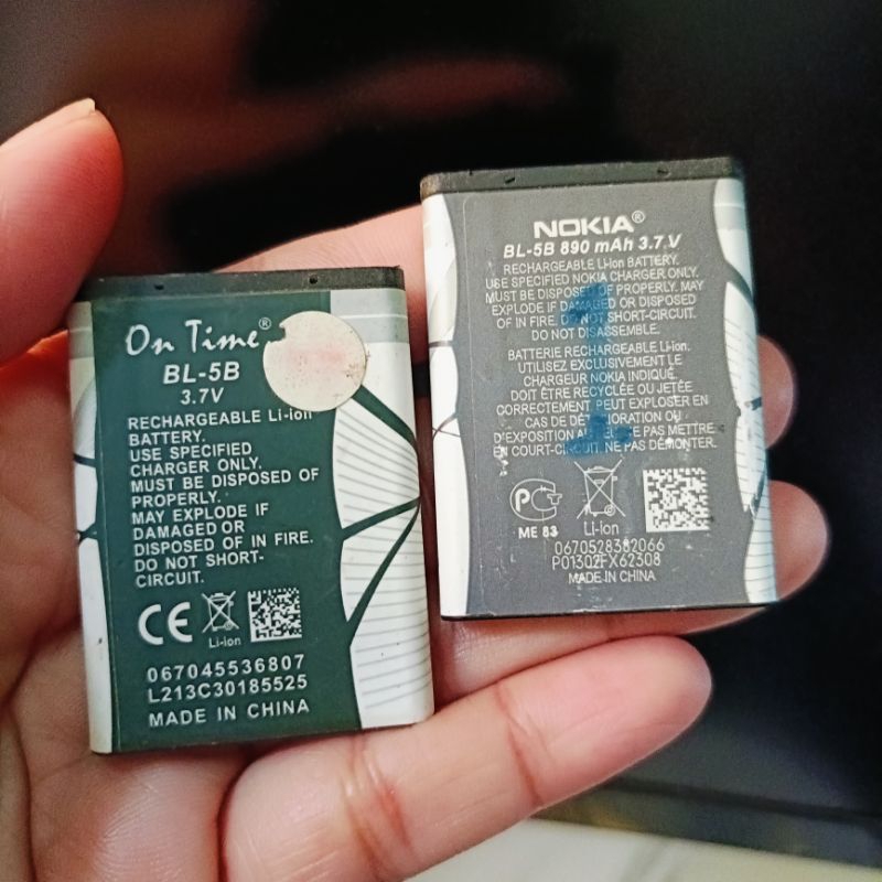 baterai batere Nokia BL- 5B