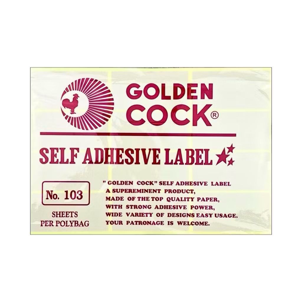

Label Nama Polos atau Label Undangan Polos Golden Cock 103 label Undangan