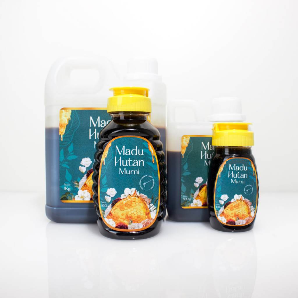 

Madu Asli Hutan BJ Raw Honey Madu Hutan Murni Pure Natural Akasia Kemasan 1kg/500gr/350gr/150gr