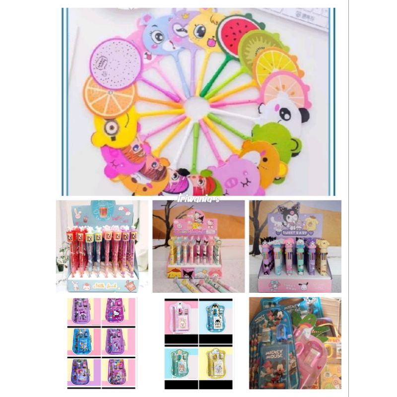 

TWS alat tulis,alat sekolah pen, pulpen 10 warna/pen warna warni keren Sanrio/pensil set,pensil,pen,polpen