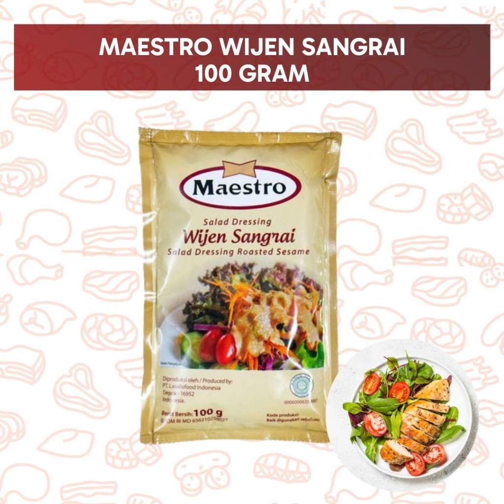 

Saus Mayonaise Maestro Wijen Sangrai 180 Gram