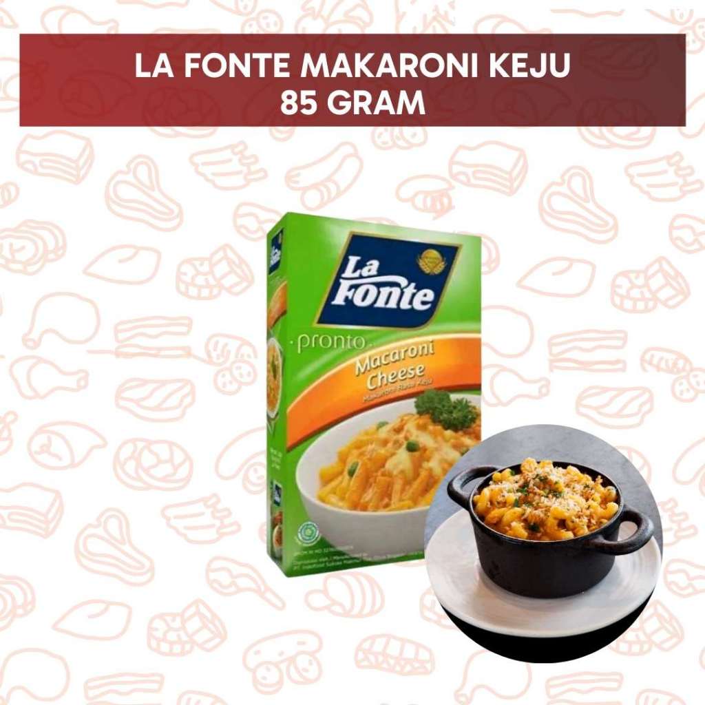 

La Fonte Pronto Macaroni With Cheese Makaroni Keju 63gr