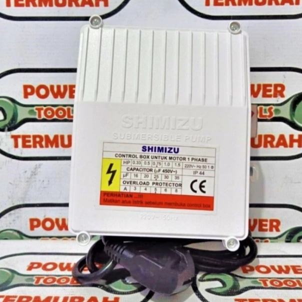 Control Box SHIMIZU SPG20-321K 0.75 HP Submersible Pompa Celup 3" 3/4