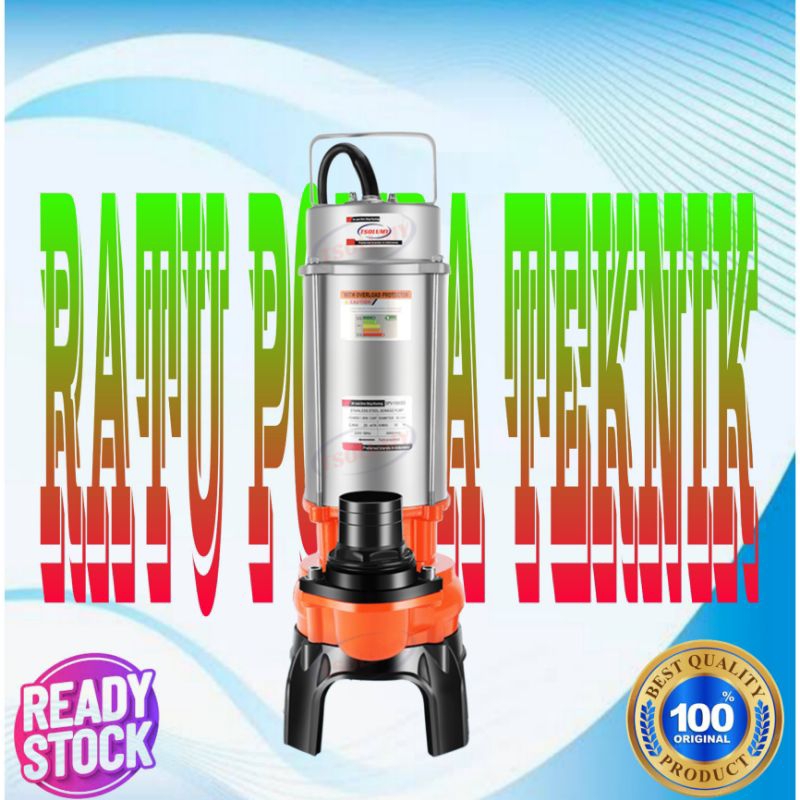 Pompa Celup Air Kotor 2inch 1500W Pompa Celup Air Limbah/Lumpur