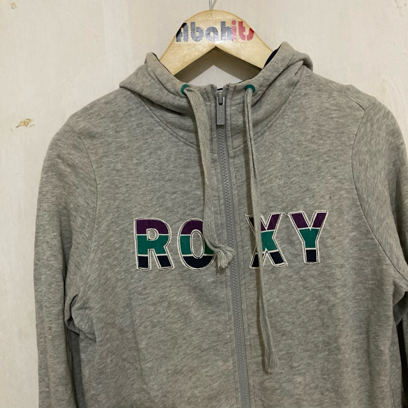 ROXY Hoodie Jacket Abu-abu