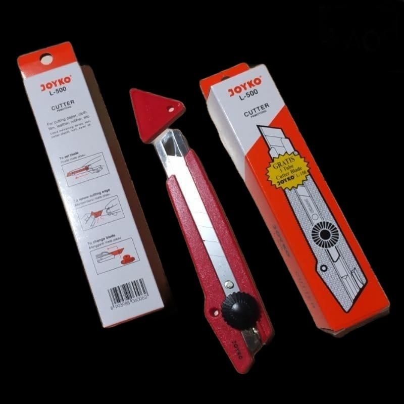 

Cutter Joyko Besar L-500 + (BONUS Isi Cutter 5Pcs)