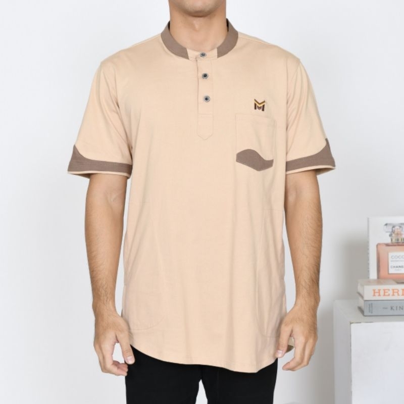 Terbaru Baju Koko Pria Gus Azmi Syubbanul Muslimin Kombinasi Hadroh /Qurta Bahan Kaos