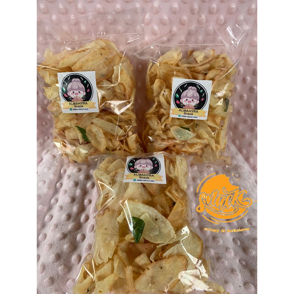 

KERIPIK SINGKONG BUMBU REMPAH!! 100gram | camilan enak murah kripik singkong