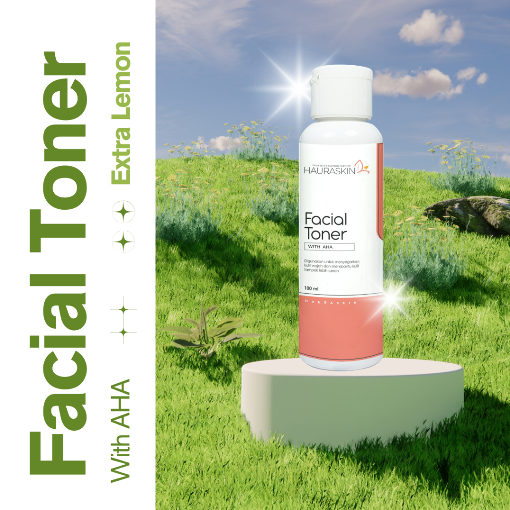 Hauraskin Facial Toner With AHA Extra Lemon
