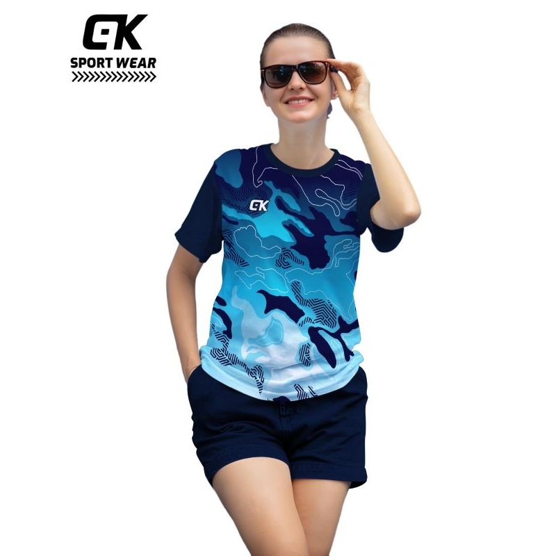 Baju Olahraga Pria Dan Wanita Dewasa 1Set Jersey voli Baju Atasan & Stelan Badminton Jersey futsal k