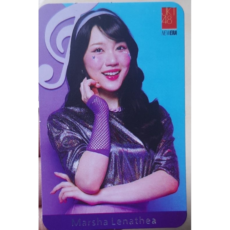 Photocard Eksklusif JKT48 x Chatime - Marsha, Fiony, Freya, Gracia