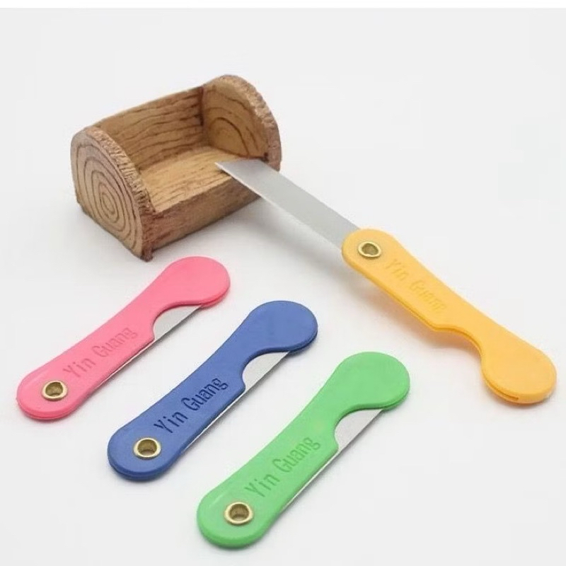 

Cutter Lipat Mini Pisau Lipat Kecil Silet Cuter Serbaguna Warna Warni